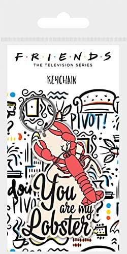 Friends You Are My Lobster Rubber Keychain Portachiavi