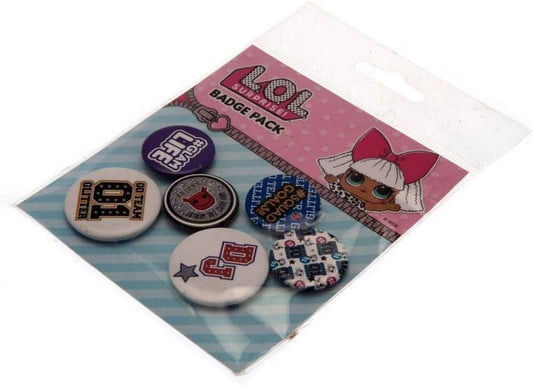 L.O.L. Surprise! Pin Badges 6-Pack Mix Set 5 Spille
