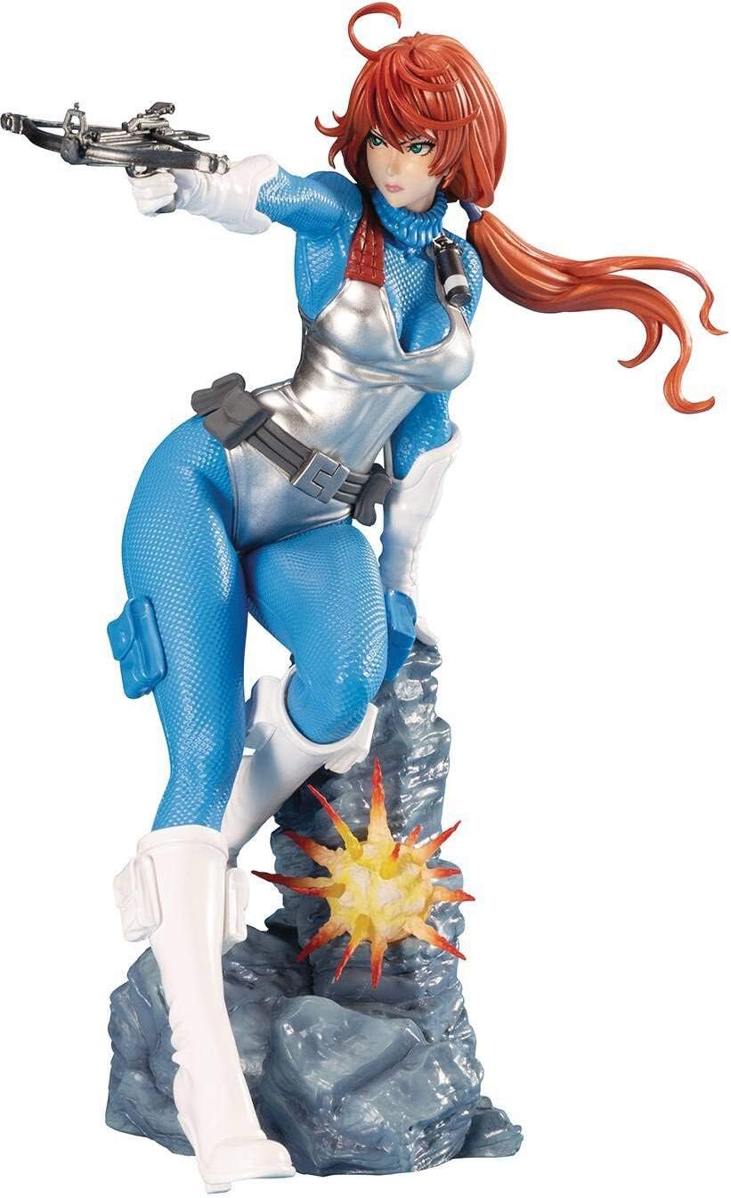 G.I. Joe Agent Scarlett 25th Anniv. Sky Blue Color Bishoujo 1/7 Statue
