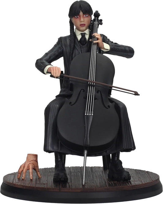 Wednesday Playing Cello Figure 20 Cm