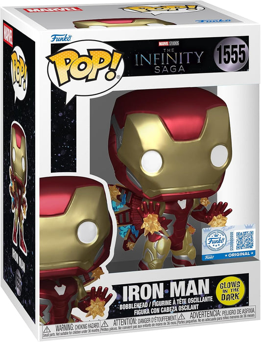 Avengers Endgame Iron Man Beams Glow In The Dark #1555 Pop