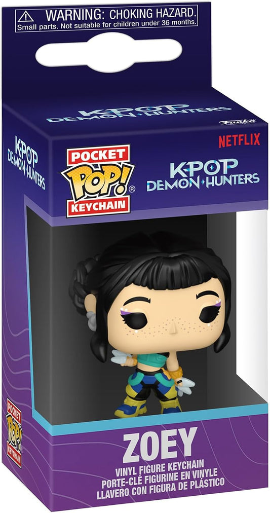 K-Pop Demon Hunters Zoey Pocket Pop! Keychain