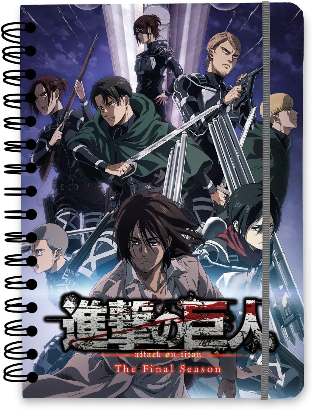 Attack On Titan Quaderno Wiro Notebook A5