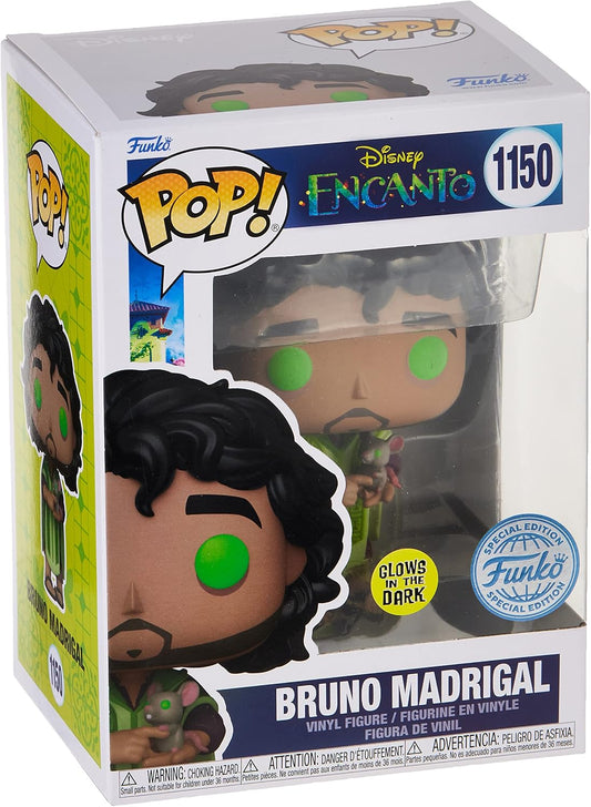 Disney Encanto Bruno Madrigal Glow In The Dark #1150 Pop