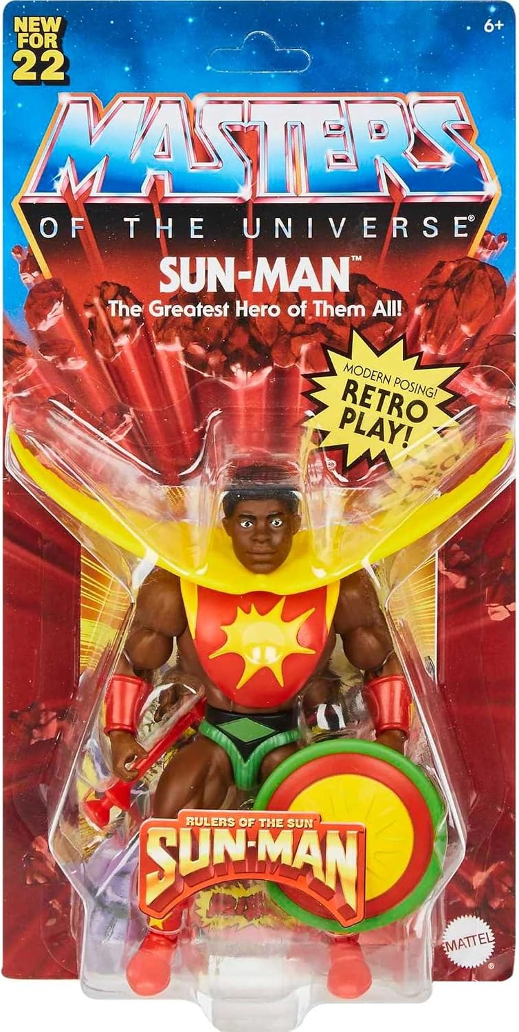 Masters Of The Universe Origins 2022 Sun-Man Action Figure