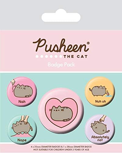 Pusheen Badge Pack Set 5 Spille