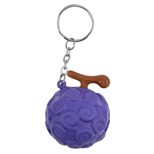 One Piece Gomu Gomu Fruit Frutto Del Diavolo Squishy Keychain Portachiavi