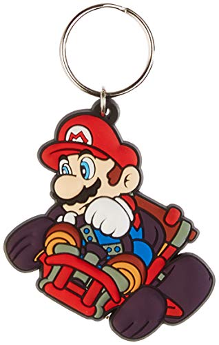 Super Mario Kart Drift Rubber Keychain Portachiavi