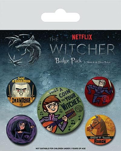 The Witcher (Slayer) Badge Pack Set 5 Spille