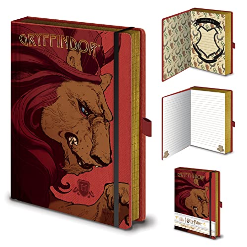 Harry Potter Intricate Houses Gryffindor A5 Premium Notebook