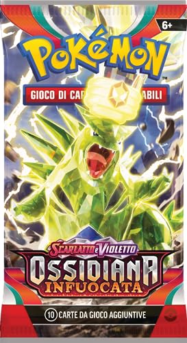 Pokemon Scarlatto E Violetto Ossidiana Infuocata Bustina Singola