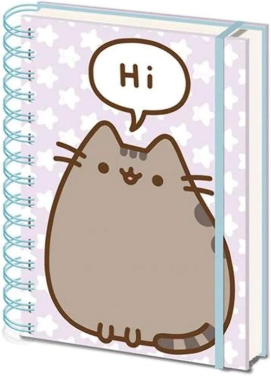 Pusheen Says Hi A5 Wiro Notebook