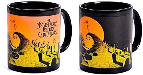 Nightmare Before Christmas Nbx Cemetery Scene Heat Mug