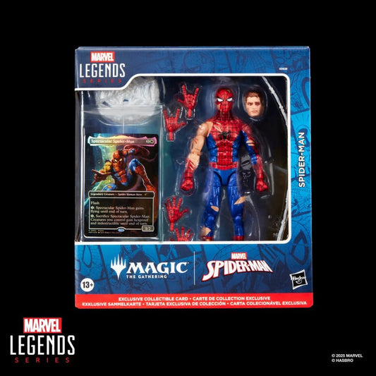 Marvel Legends Spider-Man Battle Damaged Magic The
Gathering Action Figure