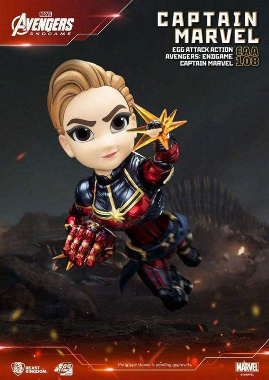 Avengers Endgame Captain Marvel Egg Attack Figure
