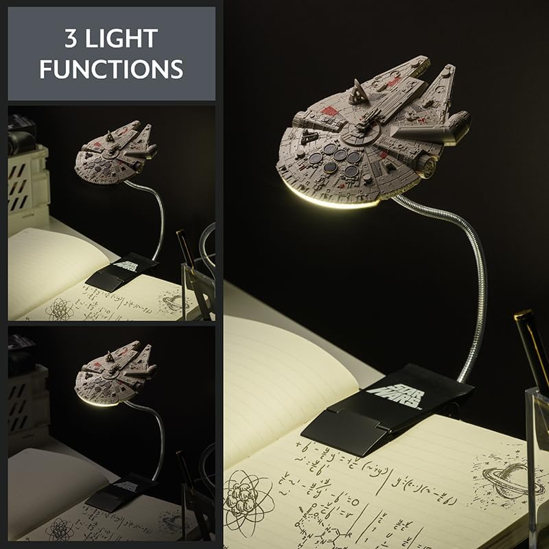 Star Wars Millennium Falcon Lampada Da Lettura