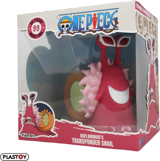 One Piece Escargophone Doflamingo Salvadanaio Money Bank