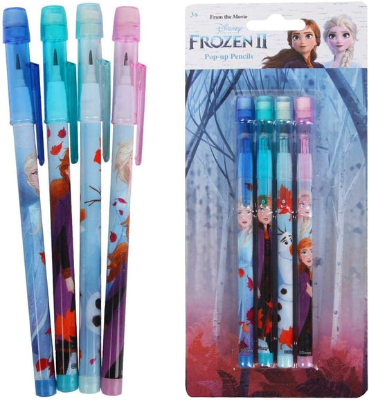 Disney Frozen 2 Pop Up Pencils 4-Pack