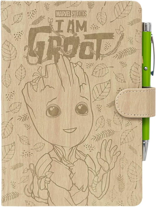 Marvel Groot Notebook Quaderno Premium A5 Con Penna Proiettore