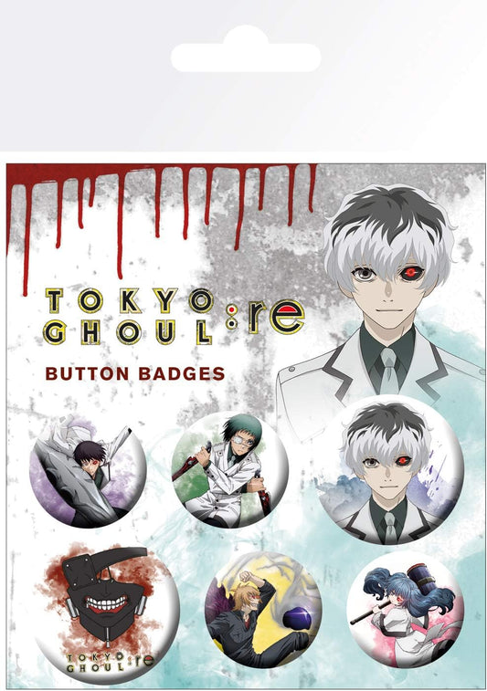 Tokyo Ghoul Re Badge Pack Set 5 Spille