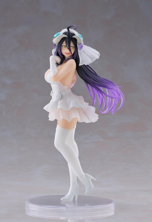 Overlord Coreful Albedo Wedding Pvc Statue 18 Cm