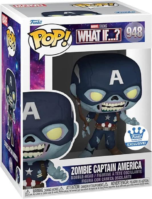 Marvel What If Zombie Captain America Funko Shop Exclusive #948 Pop