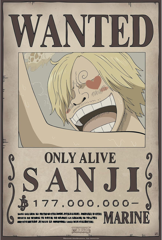 One Piece Wanted New World Sanji Poster 52x35 Cm