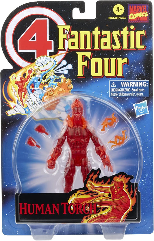 Fantastic Four Vintage Johnny Storm Action Figure