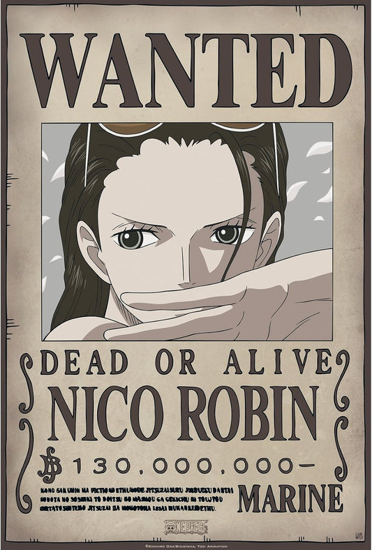One Piece Wanted New World Nico Robin Poster 52x35 Cm