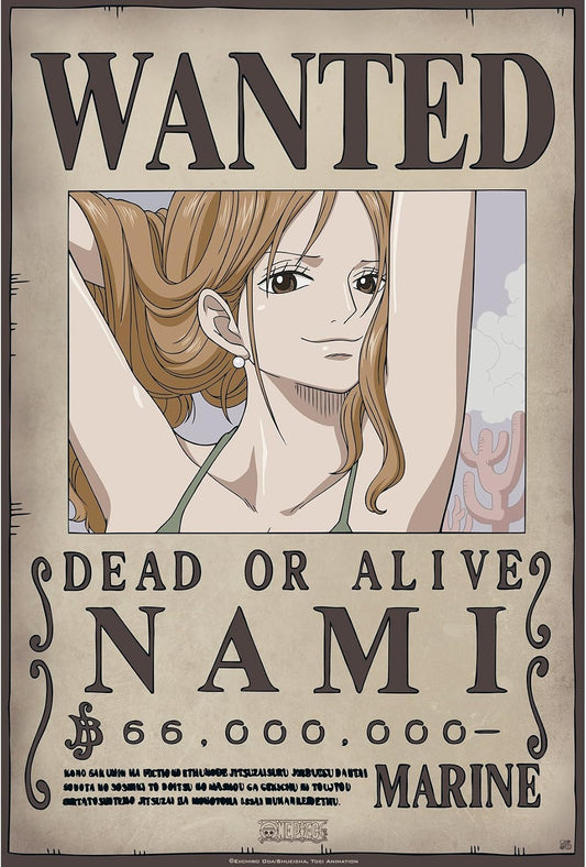 One Piece Wanted New World Nami Poster 52x35 Cm