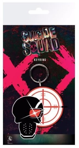 Suicide Squad Deadshot Skull Keychain