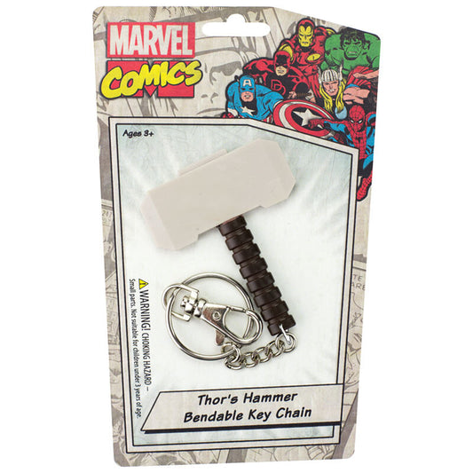 Marvel Comics Bendable Keychain Martello Thor Portachiavi
