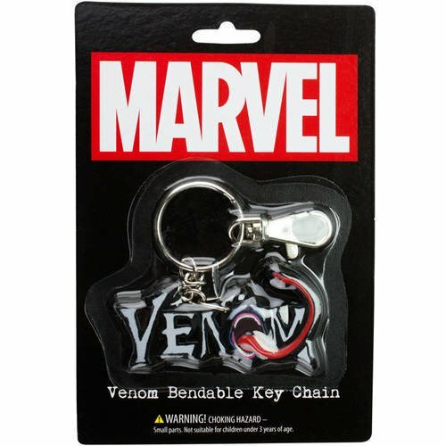 Marvel Comics Bendable Keychain Venom Portachiavi